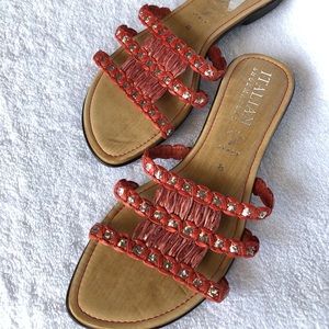 Italian Shoemakers Straw Sandals